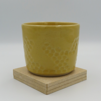 Honeycomb Carved Cup - Yellow - Second