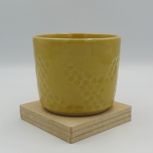 Honeycomb Carved Cup - Yellow - Second