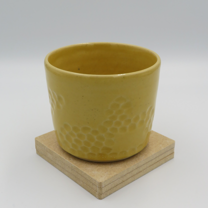 Honeycomb Carved Cup - Yellow - Second