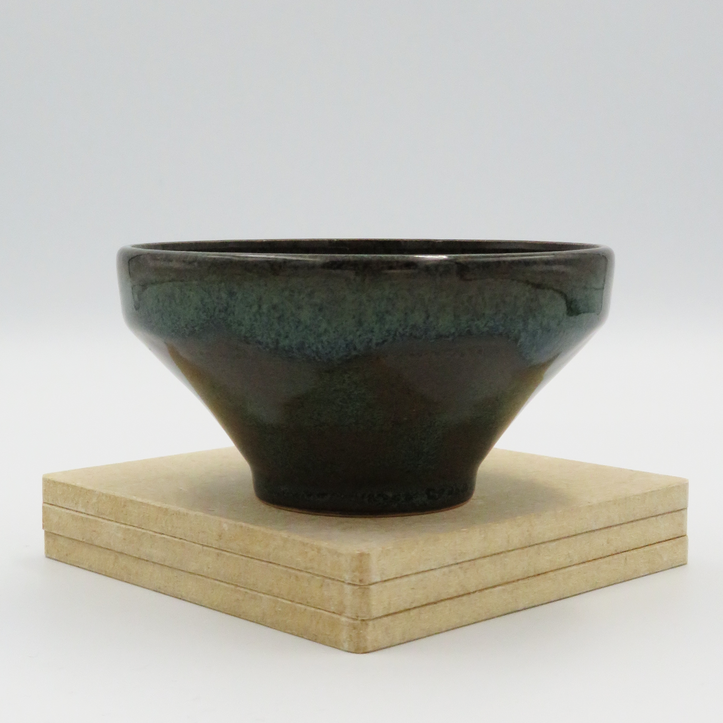 Small Angular Dish - Rustic Blue