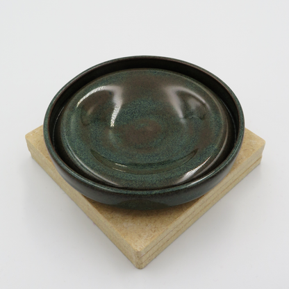 Small Angular Plate - Rustic Blue