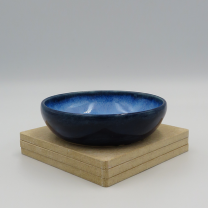 Small Flat Dish - Medium Blue