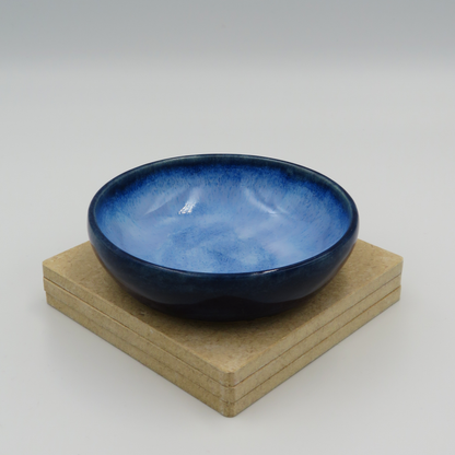 Small Flat Dish - Medium Blue