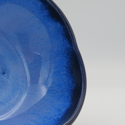 Small 4-Petal Dish - Deep Blue - Second