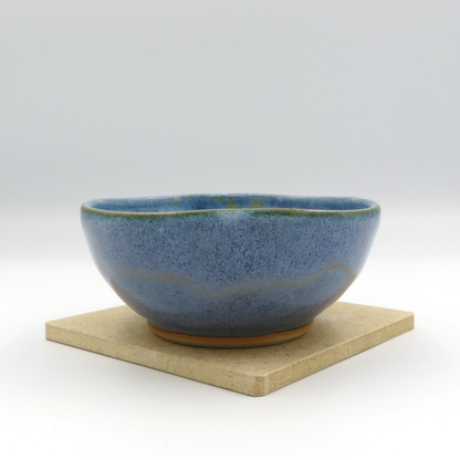 Small 4-Petal Dish - Light Blue