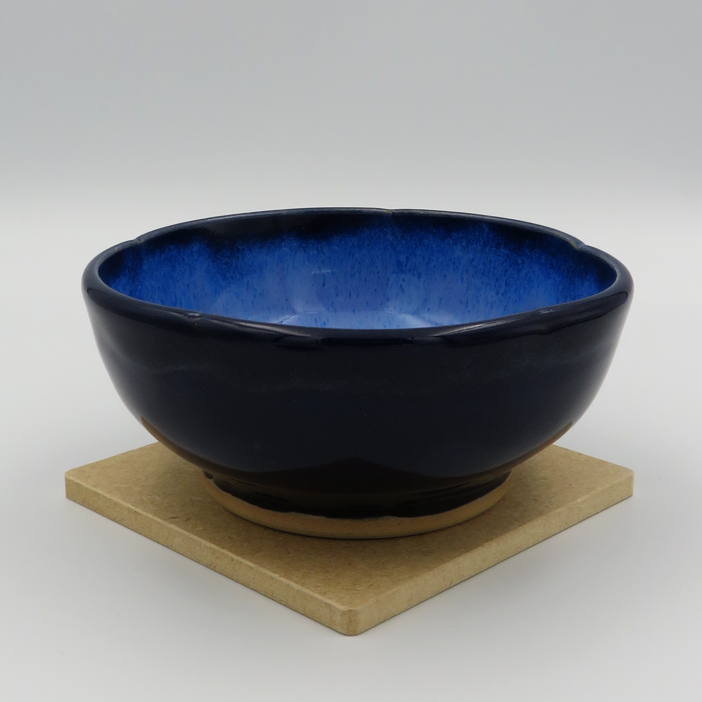 Nested 5-Petal Bowls - Deep Blue