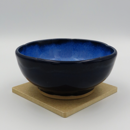 Nested 5-Petal Bowls - Deep Blue