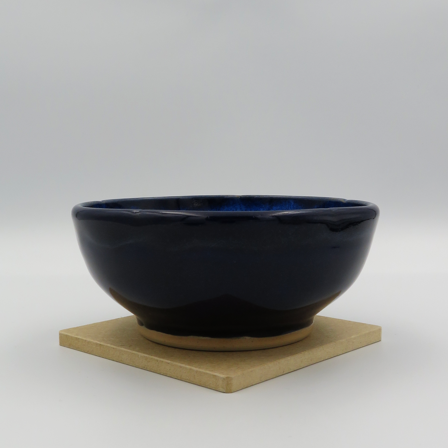 Nested 5-Petal Bowls - Deep Blue