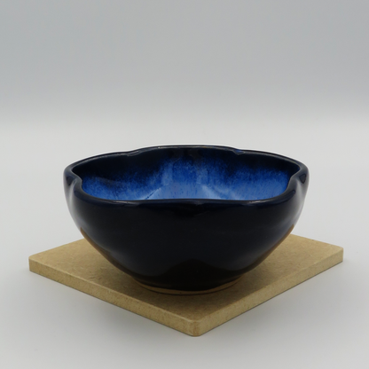 Nested 5-Petal Bowls - Deep Blue
