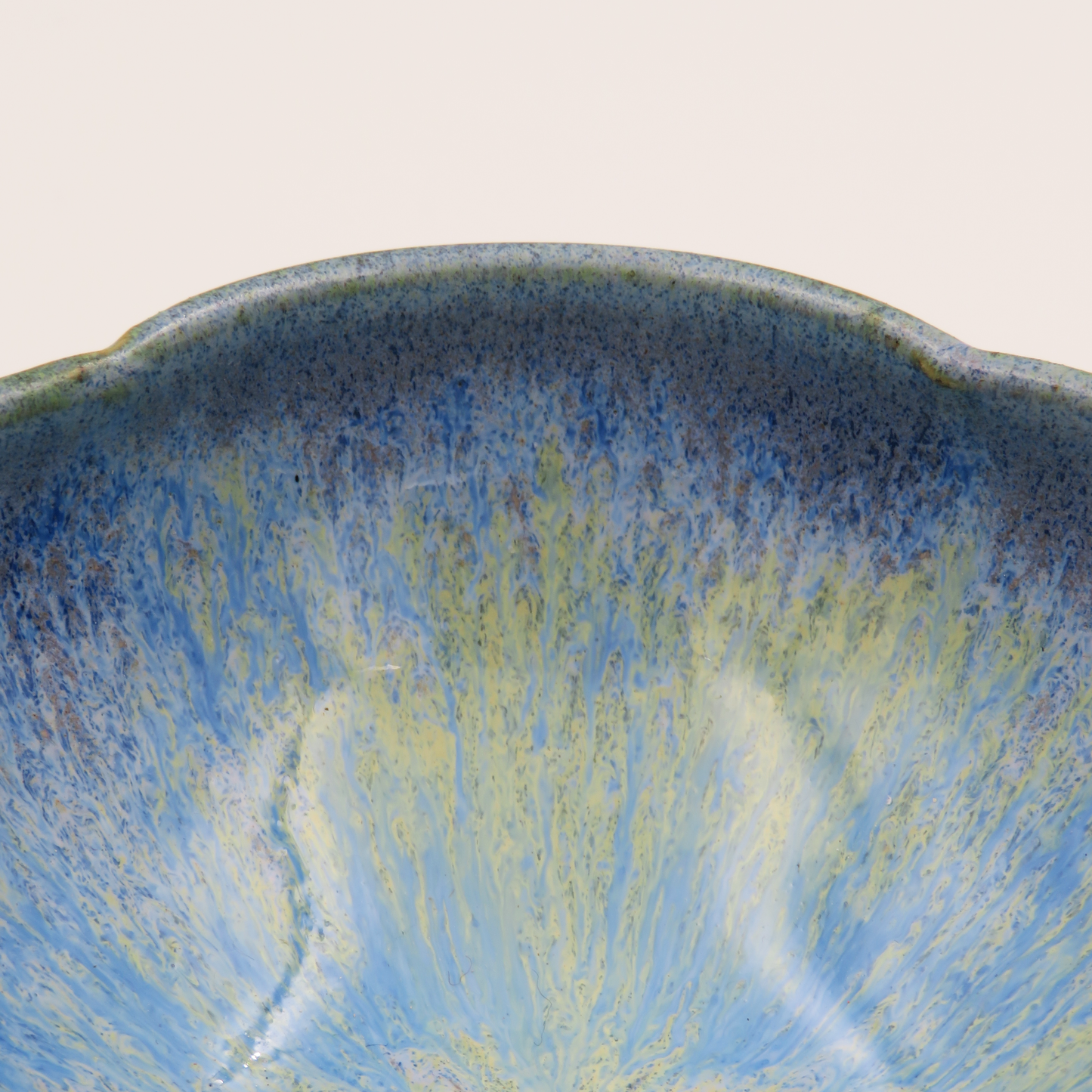 Nested 5-Petal Bowls - Light Blue