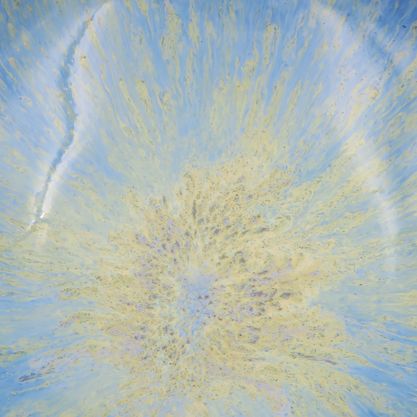 Nested 5-Petal Bowls - Light Blue