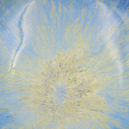 Nested 5-Petal Bowls - Light Blue