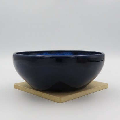 Spiral Glaze Small Bowl - Deep Blue