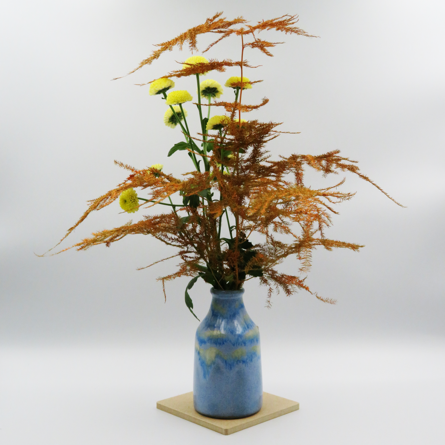 Bud Vase - Light Blue Wave